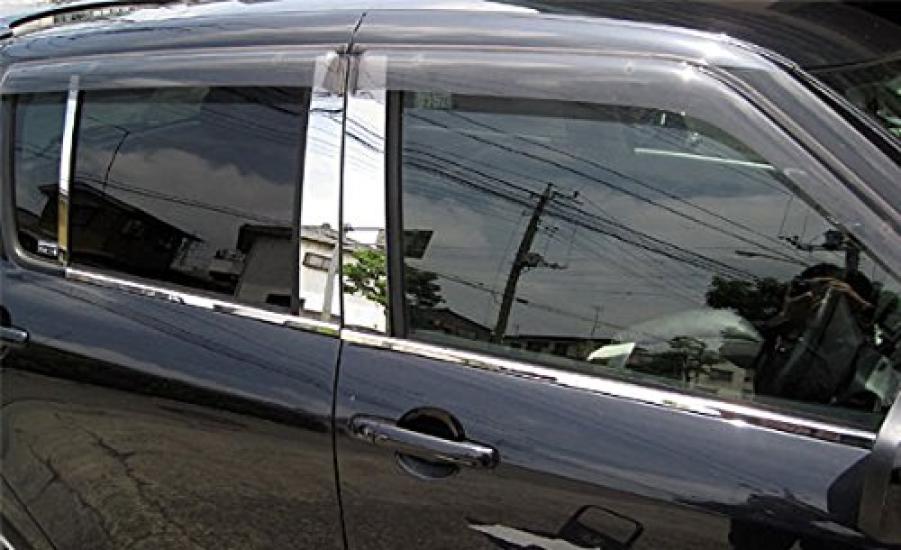 BRIGHTZ Stainless Steel Pillar Panels for Swift No Visor Required 4791 Ultra-Mirror (6-Piece Set) ZC/ZD (11, 21, 31, 71) - (PIL-SIL-197) - ZC71S,