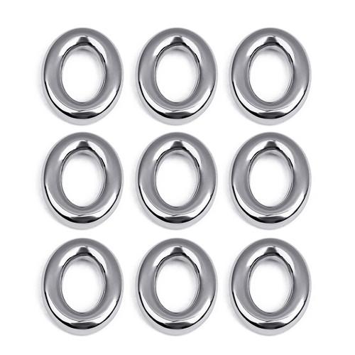

10pcs/lot 15x20mm Stainless Steel Big Hole Oval Loose Spacer Ring Beads for DIY Handmade Necklace Bracelet Jewelry Making