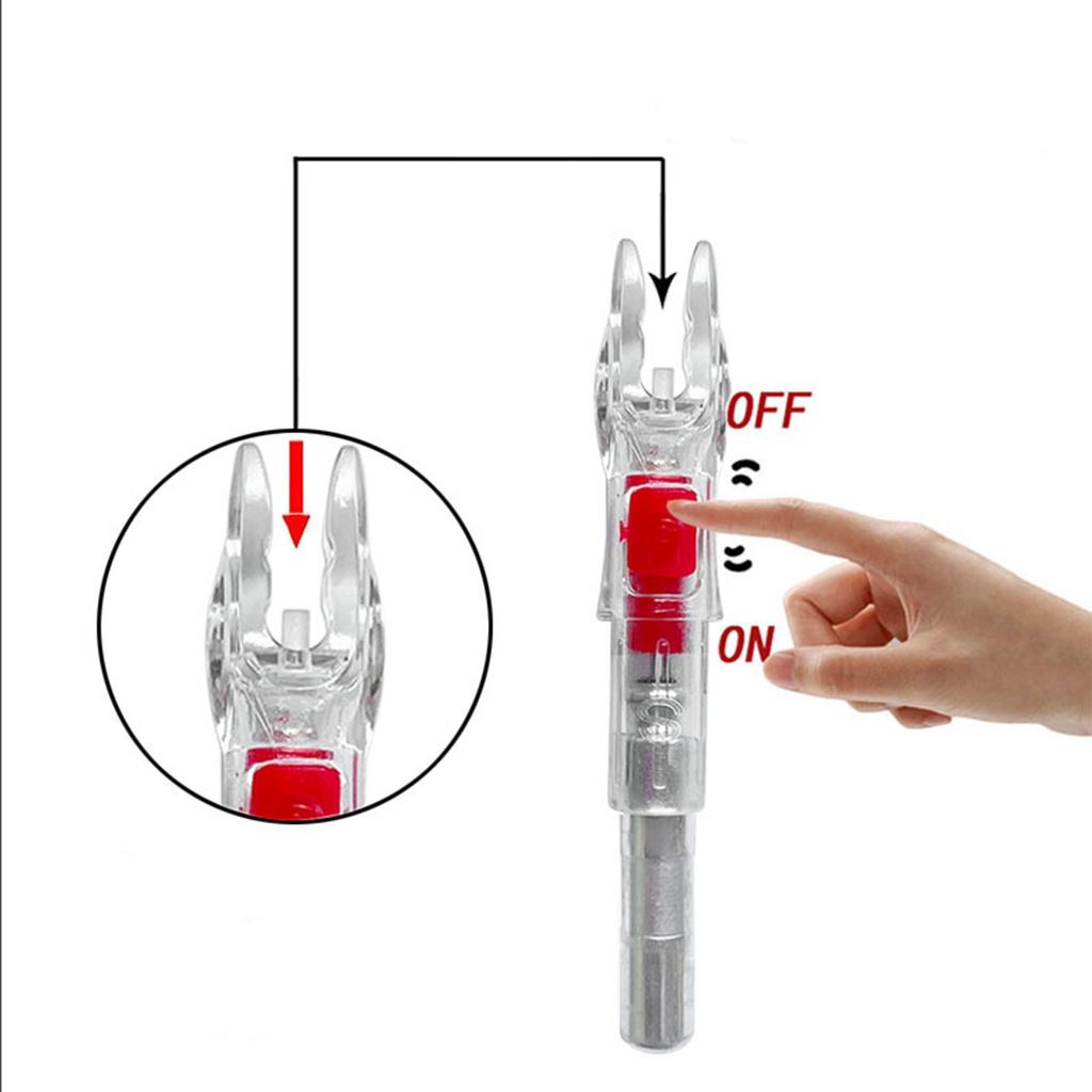 6pc LED Illuminated Automatically Lights Up 6.2 Shaft Carbon Mixed Carbon Universal