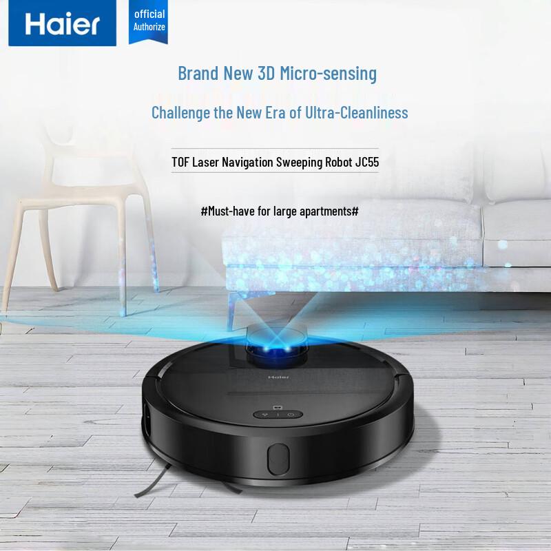 

Haier JC55 Smart Robot Vacuum and Mop CN plug (adapter included)