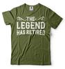 The Legend Has Retired T Shirt Funny Retirement Gift T Shirt Retirement Gifts