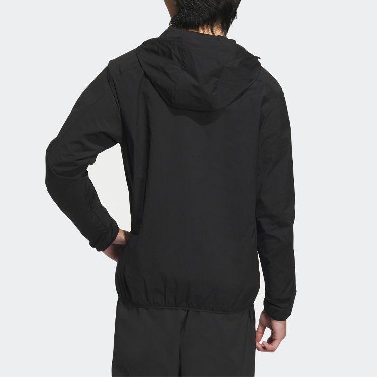 Adidas Jackets Men's Black IA8135 Hooded Moderate Other IA8135