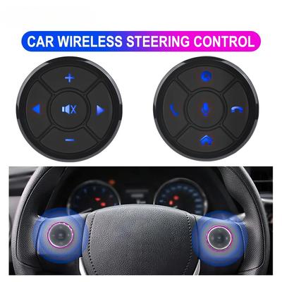 Car Steering Wheel Controller 10 Keys Multi-functiona Remote Control Button for Car Radio DVD GPS Multimedia Navigation General Smart Backlit Keyboard