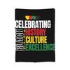 Black History Knitted Blanket Fleece  Super Warm Throw Blanket for Bedroom Sofa Bedroom Quilt
