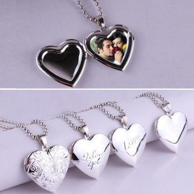 Locket Necklace Portable Love Durable