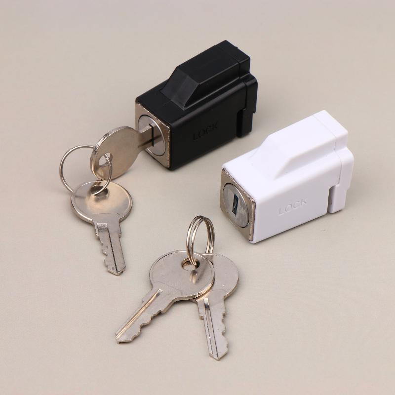 Aluminum Alloy Window Locks With 2 Keys Window Restrictor Lock Durable Portable Practical Exquisite For Hospital Bank