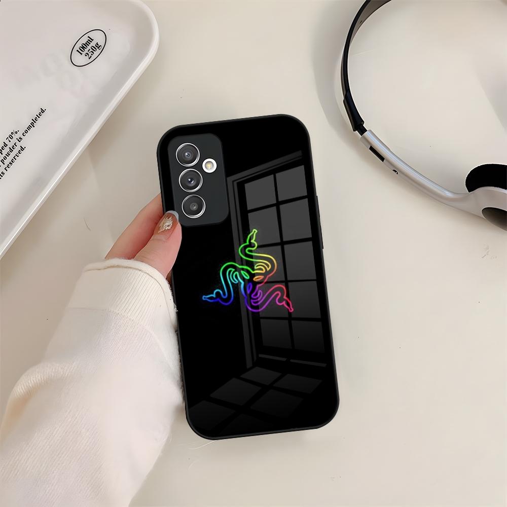 R-Razer Handyhülle Glas Für Samsung S24 S26 S23 S20 S25 S21 S22 Ultra Fe Plus A05 A06 A16 A26 A36 A56 Hülle
