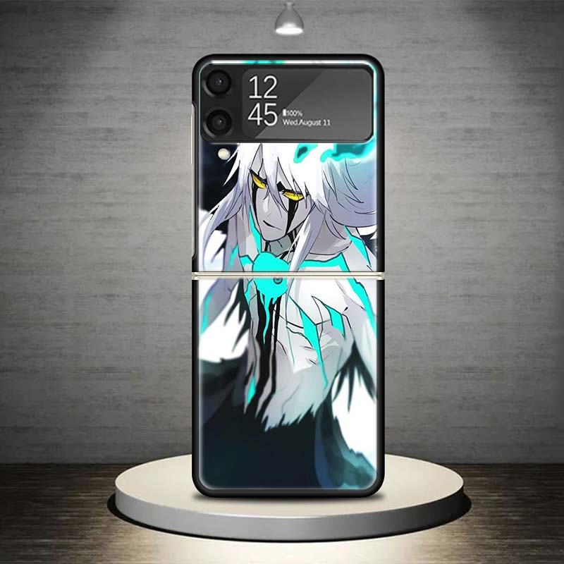 Bleach Ulquiorra Cifer 4 Phone Case For Samsung Galaxy Z Flip 7 6 5 4 3 5G Shockproof Cover Z Flip7 Flip6 ZFlip5 Flip3 Flip4 Lux
