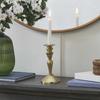 Gold Metal Taper Candle Holder Elegant Decorative Centerpiece Indoor Use Fits 1 Inch Taper Candles Modern Farmhouse Home Decor