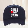 GIRLS LOVE MY SWAG personalized pattern printed Baseball Cap UnisexTeens Design hat Adjustable Hats