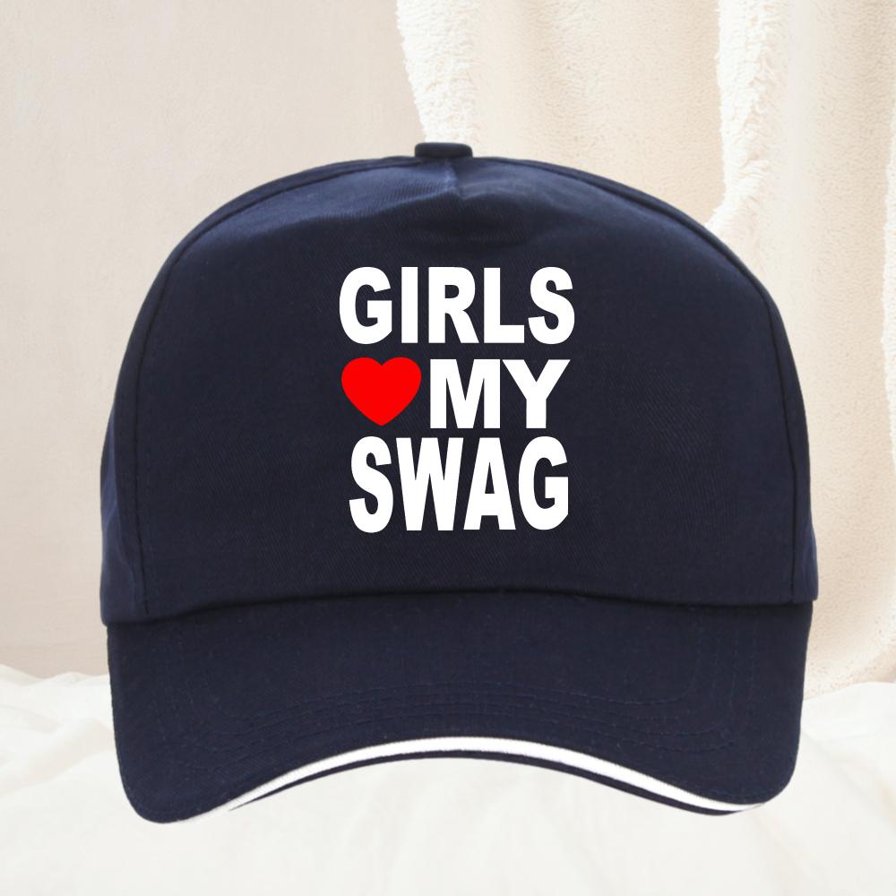 GIRLS LOVE MY SWAG personalized pattern printed Baseball Cap UnisexTeens Design hat Adjustable Hats