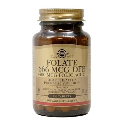 Folat 666 mcg DFE (400 mcg Folik Asit), 250 Tablet