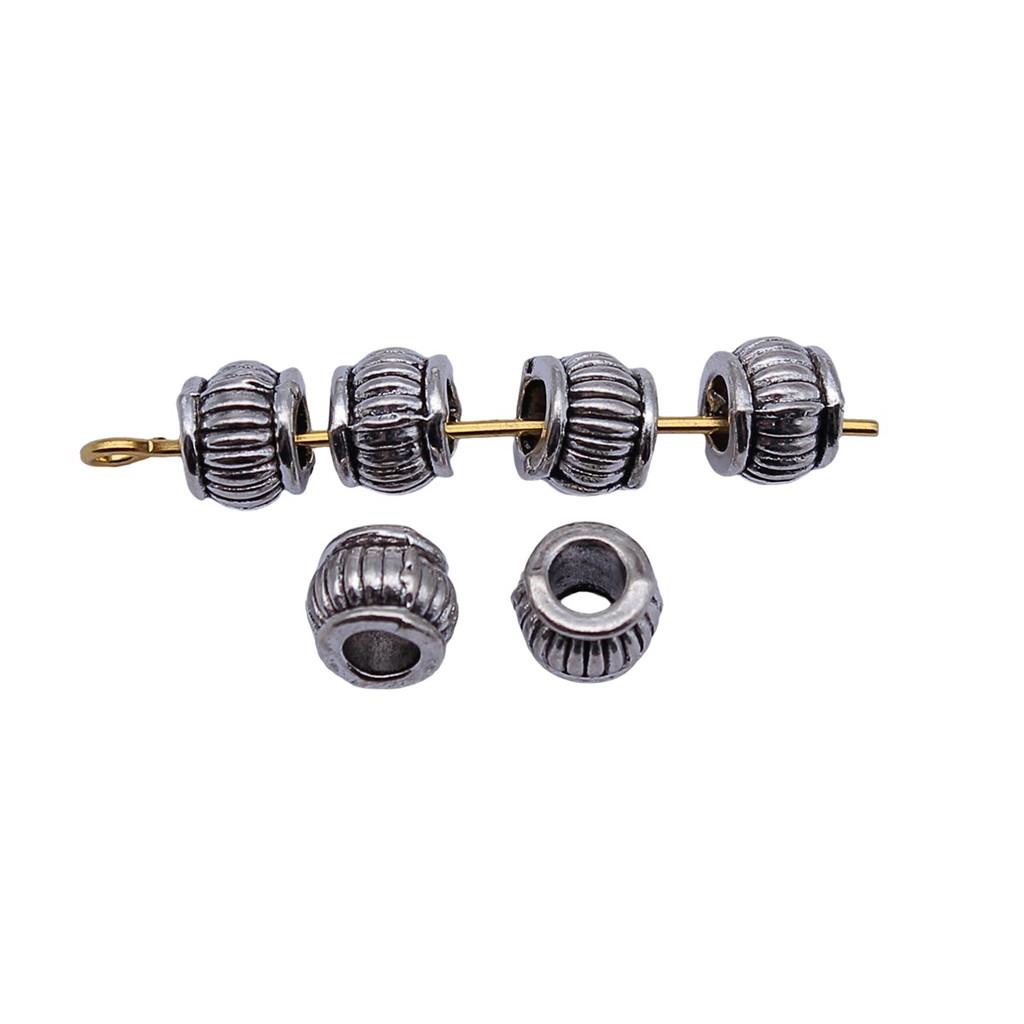 Large Hole Dot Spacer Beads Multi Color Charms For Bohemian Jewelry Findings