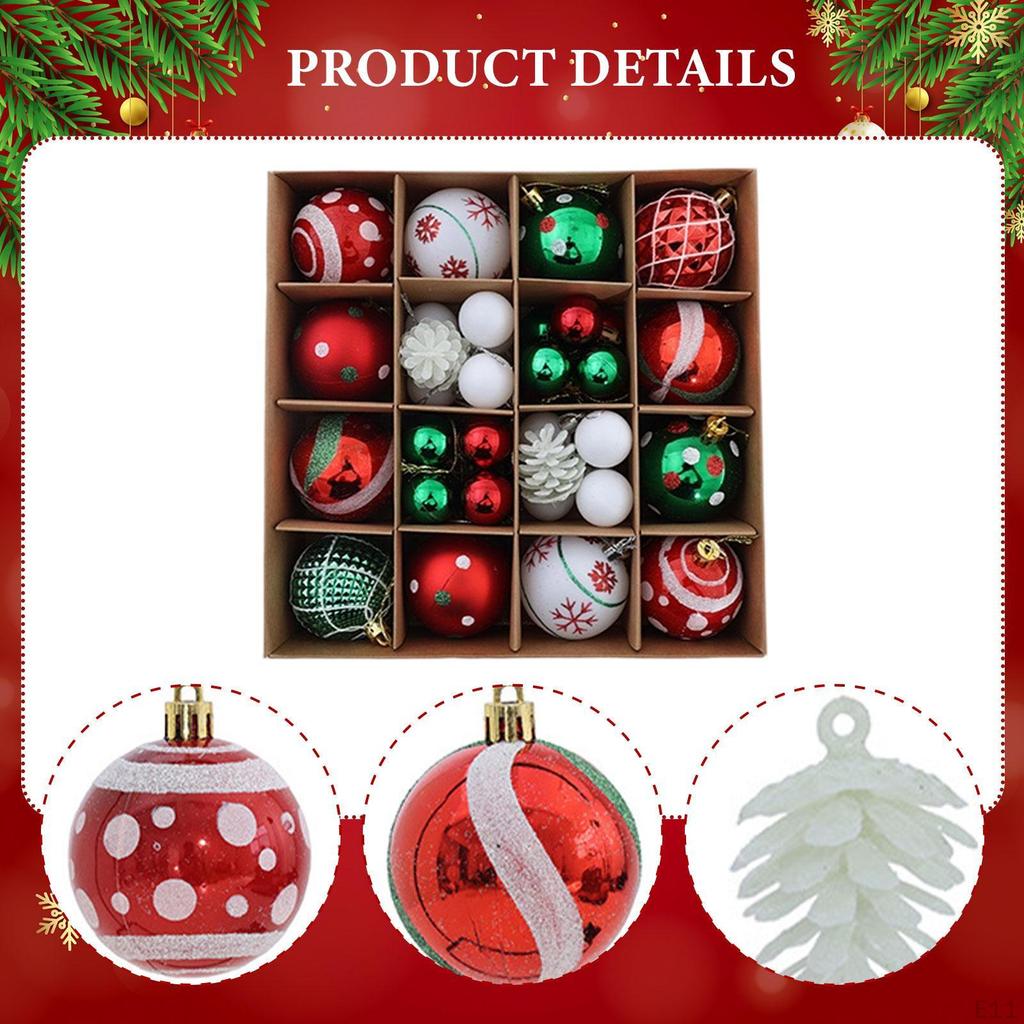 Weihnachtskugel Ornament Hängeanhänger Innenfeier Weihnachtsdekoration Bruchsicher für