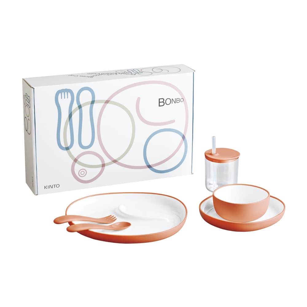 

KINTO BONBO 6pcs Set Orange Kids Baby Gift Baby Gift 26391