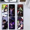 Code Geass Anime Soft Phone Case for Samsung A17 A37 A57 A16 A26 A36 A56 A15 A25 A35 A55 A14 A24 A34 A54 A13 A23 A33 A53 A52 A12