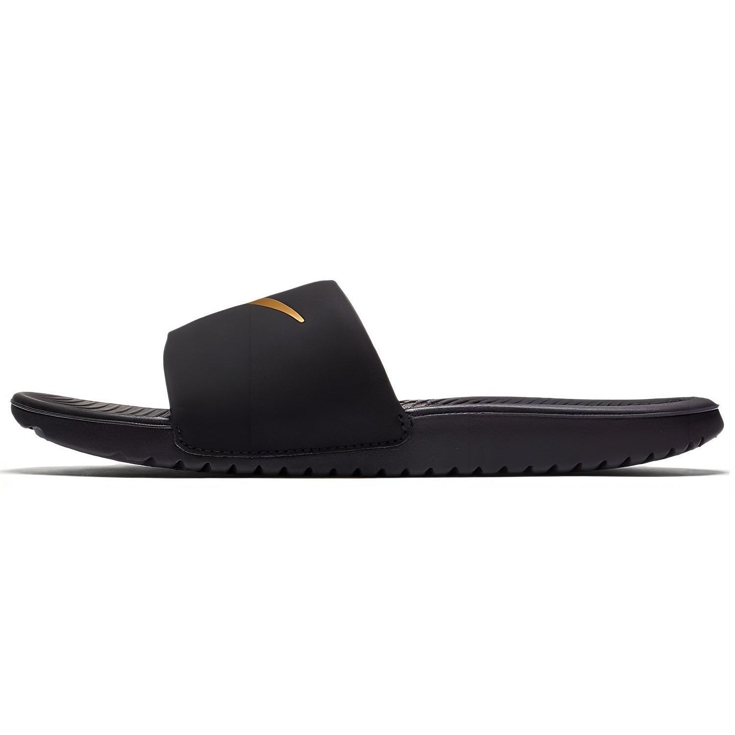 

Детские сандалии Nike Kawa Slide GS Black Gold Metallic-Gold 819352-003