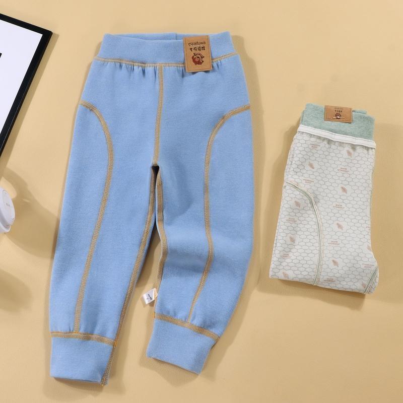 Children's Autumn Pants Thickened Warm Boys Girls Trousers Kids Winter Student Cotton Bottoming Pants Teenager Clothing