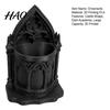 Unique Desk Ornament for Gift 3D Printed Gothic Cathedral Pen Holder, Vintage Academia Church Functional Art Castle Pencil Cup, Large Desktop