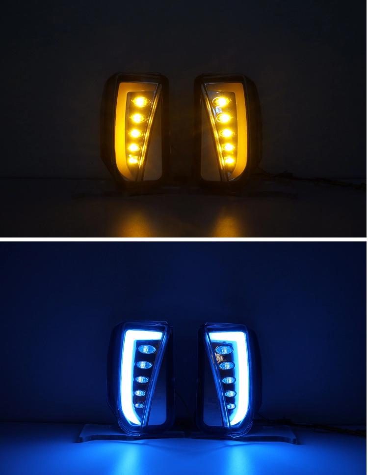 Daytime Running Light Upgrade for 2013-2015 Toyota Prius Front Bumper