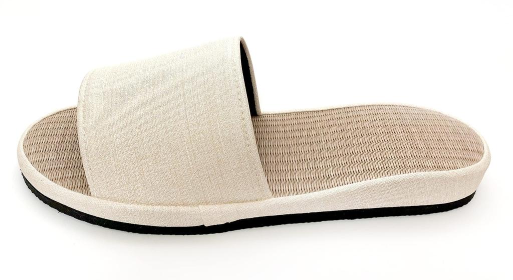 Premium Sekisui Tatami Slippers Set 2 for men and 2 for for Indoor Made of vinyl Suitable for Wipeable with and sodium Stylish and Perfect for [MOON