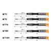 VESSEL Micro Șurubelnițe de Precizie Torx pentru și T10H 99005TX Set, Set de 5 Piese, T5, T6, T7H, T8H, Șuruburi,