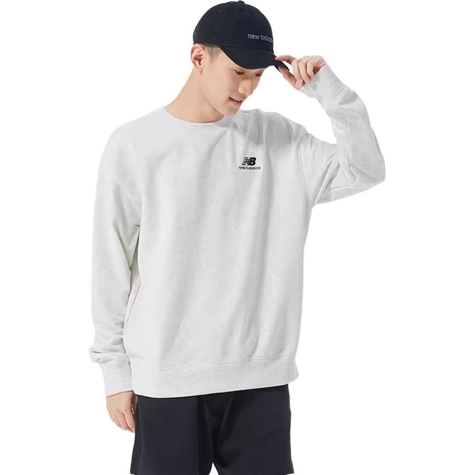 New Balance Sweatshirt Unisex Light Gray UT21501-SAH