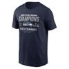 Seattle Seahawk College Navy 2025 NFC Champions Team Nation T-Shirt S-5XL