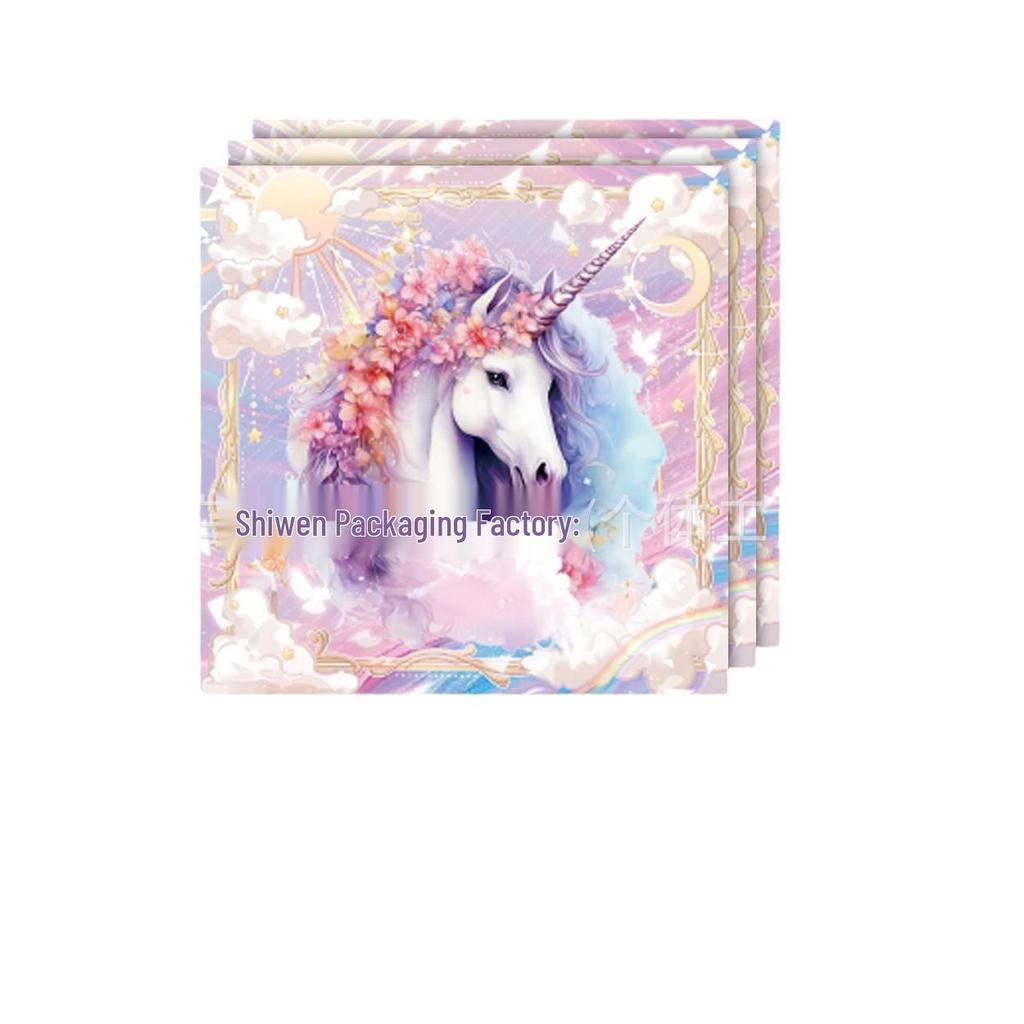 Unicorn Theme Birthday Party Disposable Tableware Set - Plates, Cups, Napkins, Decorations