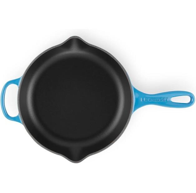 Cast Iron Skillet/serving Dish Le Creuset Signature Round 23 Cm, Azure (20182232200422)
