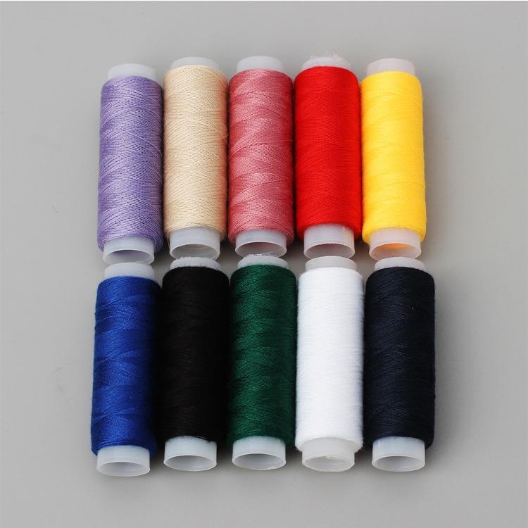 10 Colors Sewing Thread Set Home DIY Colorful Polyester Thread