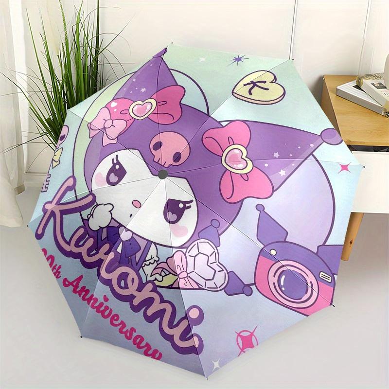 

1pc Kuromi 20th AnniversaryUmbrella with Plastic Handle,Suitable for All Seasons Home Travel Outdoor UmbrellaSanlio245
