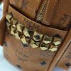 [Gebraucht] Klassischer doppelseitiger Mini-Rucksack aus beschichtetem Canvas mit monogramm-Print und Nieten - Gut #IHVFQE