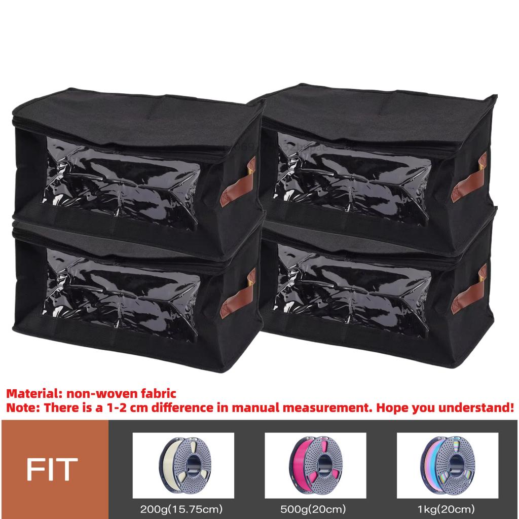 Xiaomi 3D Printer Filament Storage Bag Nonwoven Fabric Transparent Window Dustproof Moisture Resistant Organizer Workshop Home Office