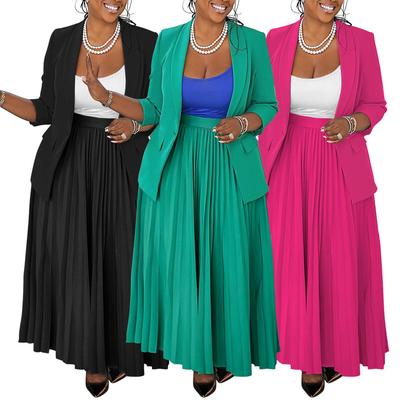 Damesmode Grote Maten Casual Professioneel Jasje Rok Pak
