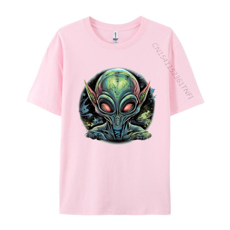 Extraterrestrial Alien T-Shirt Brand New T Shirts Print Tees Cotton Geek Casual Shirts Graphic Tee