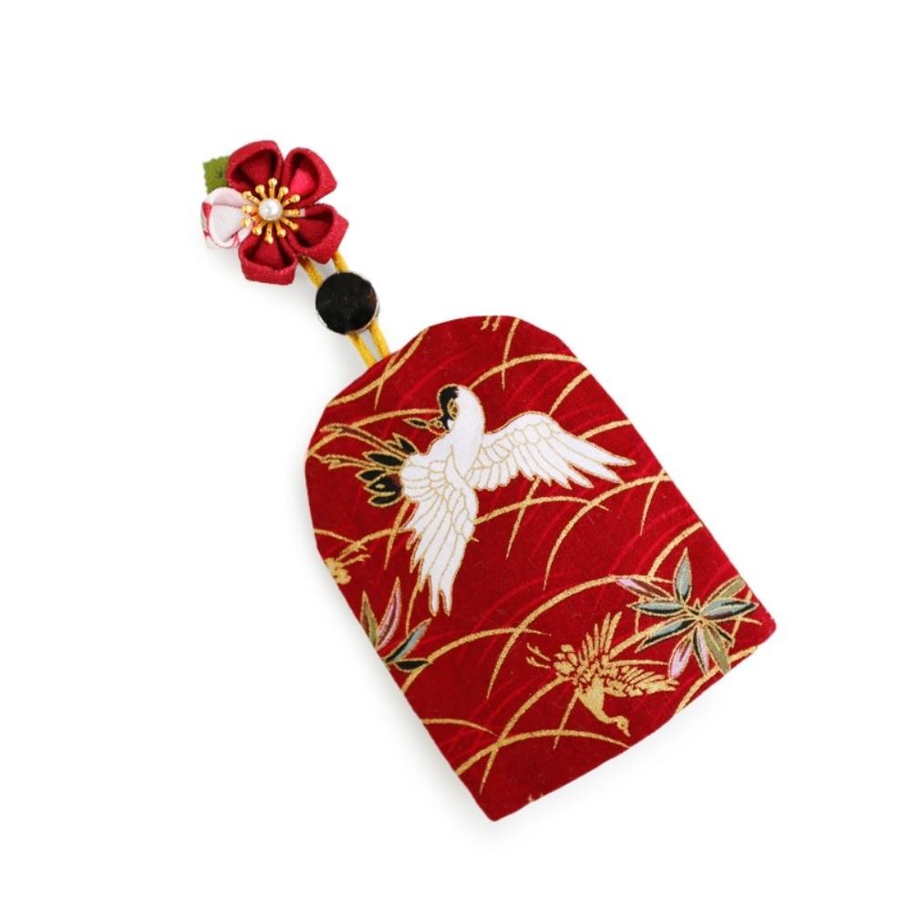 

Portable Fabric Key Holder Japanese Style Kitty Keychain Bag Car Keys Accessories Arch 6