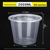 Miaoqiao Round Disposable Food Containers
