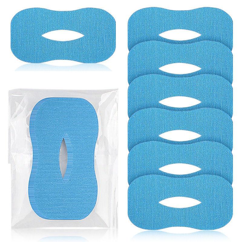 

100x O-shape Mouth Tape Advanced Gentle for Better Nose Improved Breathing Relief Health Care Anti Snoring Patch 10PCS синий
