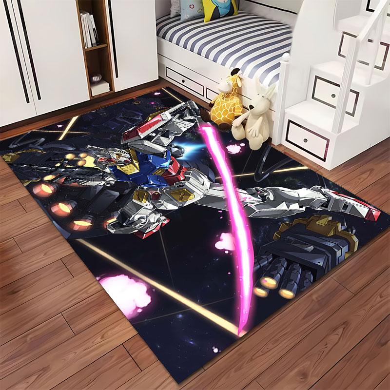 Robot Battle Space Design Carpet suitable as a non-slip mat for the living room or bedroom sofa
