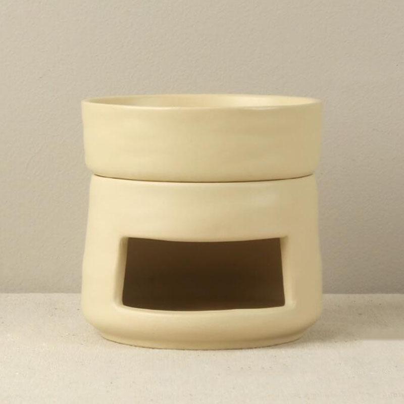 Modern Simplicity Style  Ceramic Aromatherapy Burner Essential Oil Furnace Indoor Smell Fragrance Censer Home Decor