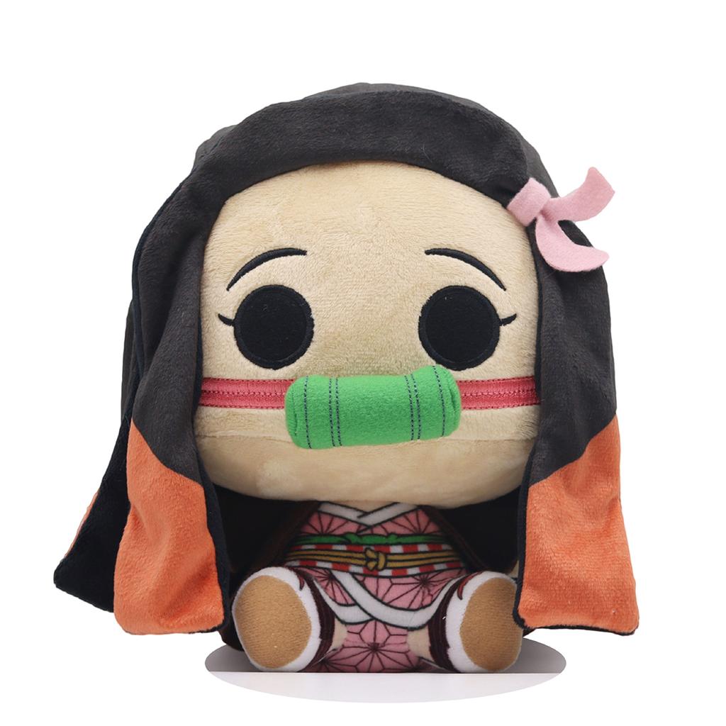 2025 New Demon Slayer Plush Toy Cute Cartoon Tanjirou Nezuko Japanese Anime Character Doll Birthday Christmas Gifts For Children