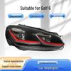 Compatible with 09-13 Volkswagen Golf 6 LED Headlight Assembly with Daytime Running Lights