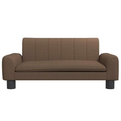 Kids Sofa Brown 70x45x30 Cm Fabric