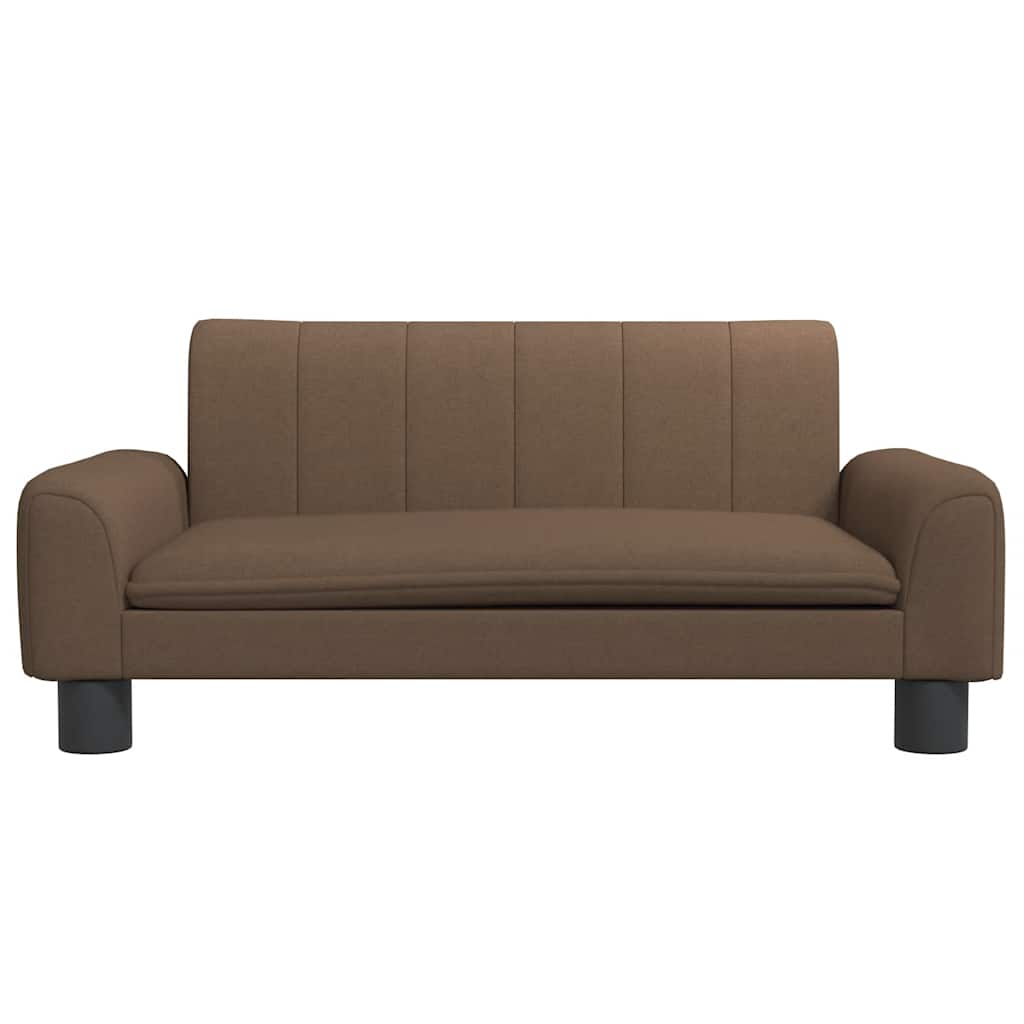 Kids Sofa Brown 70x45x30 Cm Fabric