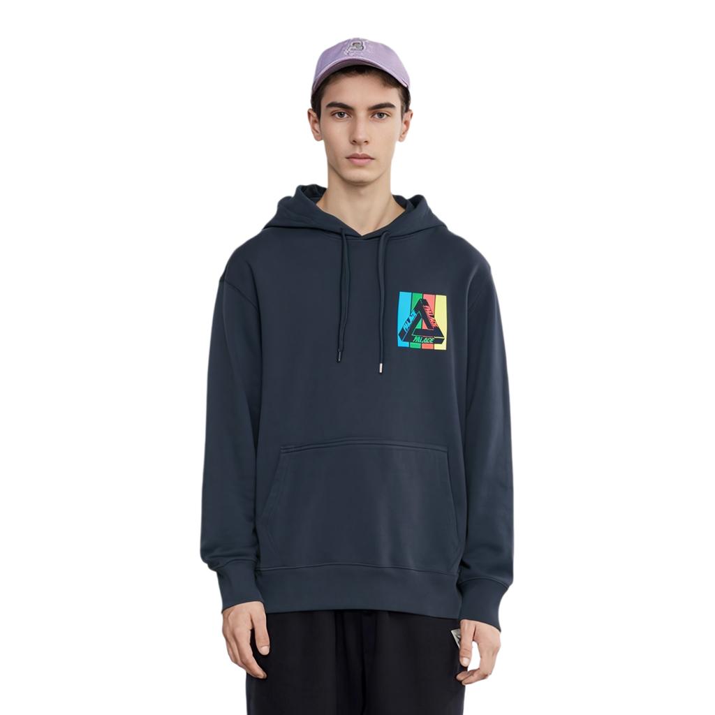 Palace Tri-Emb Hood Navy Unisex Tops Blue P22HD105