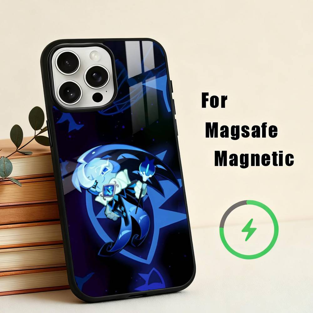 S-Shadow M-Milk C-Cookie R-Run   Phone Case For iPhone 17,16,15,14,13,12,Plus,Pro,Max for Magsafe Magnetic Wireless Charging