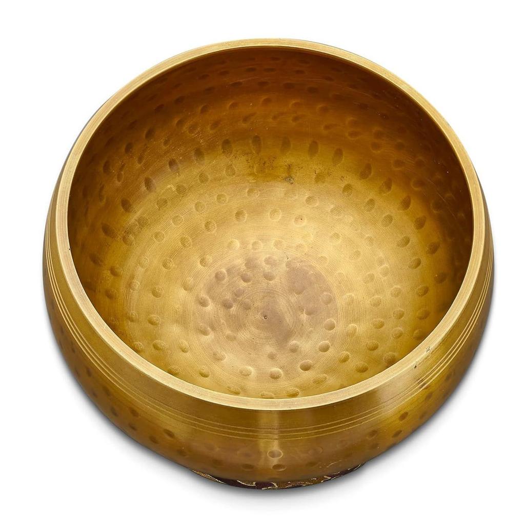 The Healing Store® 5" Inches Singing Bowl Tibetan Buddhist Prayer Instrument With Striker Stick
