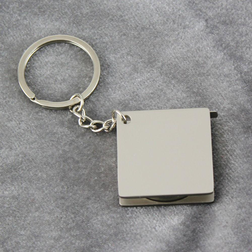 Mini Size Tape Measure Keychain Portable Keyring Pull Ruler Retractable Gauging Tools  Hand Gauging