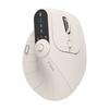 Vertical Wireless Mouse Rechargeable Bluetooth-Compatible +2.4GHz Laptops Computer PC Mice 1000/1200/1600/2400 DPI for Laptop PC